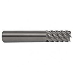 11mm TuffCut SS 6 Fl High Helix TiN Coated Non-Center Cutting End Mill - USA Tool & Supply