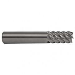 4.5mm TuffCut SS 6 Fl High Helix Non-Center Cutting End Mill - USA Tool & Supply