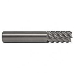 4.5mm TuffCut SS 6 Fl High Helix Non-Center Cutting End Mill - USA Tool & Supply