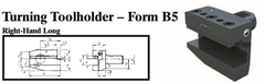 VDI Turning Toolholder - Form B5 (Right-Hand Long) - Part #: CNC86 25.5032 - USA Tool & Supply