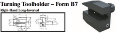 VDI Turning Toolholder - Form B7 (Right-Hand Long-Inverted) - Part #: CNC86 27.5032 - USA Tool & Supply