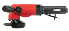 #UT8785-4 - 4" Right Angle - Air Powered Grinder - Side Exhaust - USA Tool & Supply
