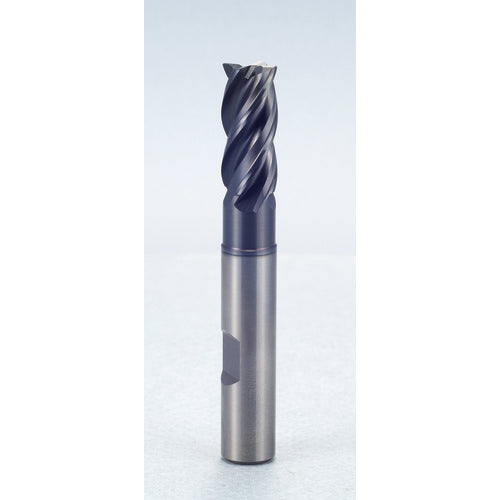 5/8″ × 5/8″ × 3/4″ × 5″ 4 Flute Square End Carbide End Mill-Flat Shank - Y-Coating - Exact Industrial Supply