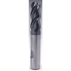 6 × 6 × 35 × 90 mm 2 Flute Square End Carbide End Mill-Plain Shank - Exact Industrial Supply