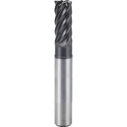 3/4″ × 3/4″ × 1 1/8″ × 5″ 6 Flute Square End Carbide End Mill-Plain Shank - Y-Coating - Exact Industrial Supply