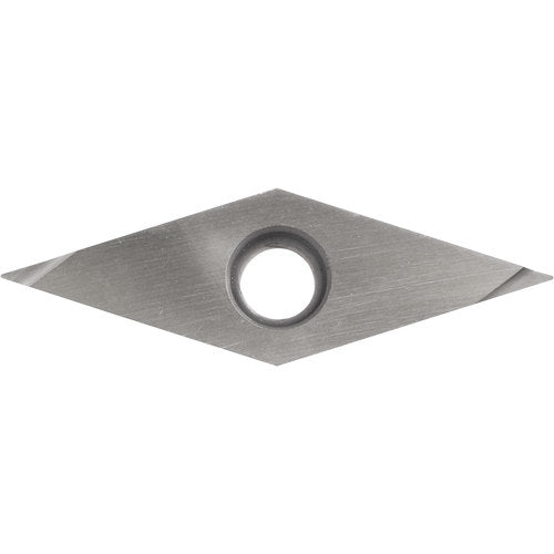 VBGT 2205 F TN60, 0.0079″ Corner Radius, 1/8″ Thick, 1/4″ Inscribed Circle, TiCN/NbC, Diamond, Turning Indexable Insert - Exact Industrial Supply