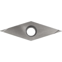 VBGT 2205 F TN60, 0.0079″ Corner Radius, 1/8″ Thick, 1/4″ Inscribed Circle, TiCN/NbC, Diamond, Turning Indexable Insert - Exact Industrial Supply