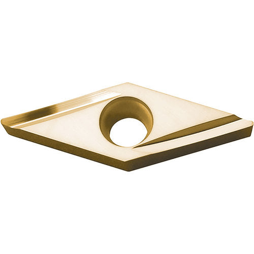 VBGT 2205 Y PV720, 0.008″ Corner Radius, 1/8″ Thick, 1/4″ Inscribed Circle, TiCN (MEGACOAT NANO), 35 Degree Diamond, Turning Indexable Insert