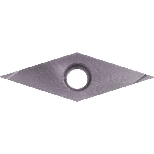 VBGT 22013 M-F PR1225, 0.002″ Corner Radius, 1/8″ Thick, 1/4″ Inscribed Circle, MEGACOAT, Diamond, Turning Indexable Insert - Exact Industrial Supply