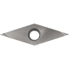VBGT 2202 F KW10, 0.0039″ Corner Radius, 1/8″ Thick, 1/4″ Inscribed Circle, WC/Co, Diamond, Turning Indexable Insert - Exact Industrial Supply