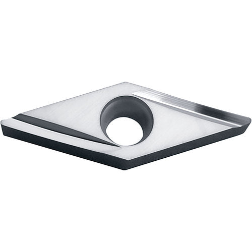 VBGT 2201 Y KW10, 0.001″ Corner Radius, 1/8″ Thick, 1/4″ Inscribed Circle, WC/Co, 35 Degree Diamond, Turning Indexable Insert