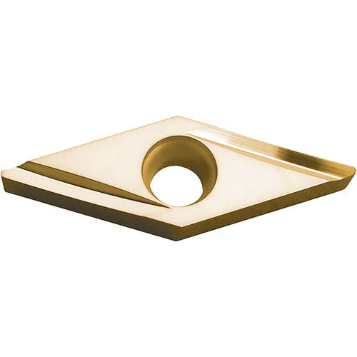 VBGT 221 Y PV720, 1/64″ Corner Radius, 1/8″ Thick, 1/4″ Inscribed Circle, TiCN (MEGACOAT NANO), 35 Degree Diamond, Turning Indexable Insert