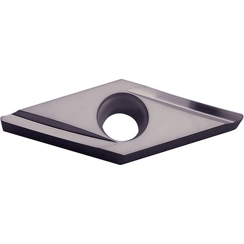 VBGT 221 Y PV7025, 1/64″ Corner Radius, 1/8″ Thick, 1/4″ Inscribed Circle, TiCN (MEGACOAT), Diamond, Turning Indexable Insert - Exact Industrial Supply