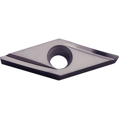 VBGT 221 Y PV7025, 1/64″ Corner Radius, 1/8″ Thick, 1/4″ Inscribed Circle, TiCN (MEGACOAT), Diamond, Turning Indexable Insert - Exact Industrial Supply