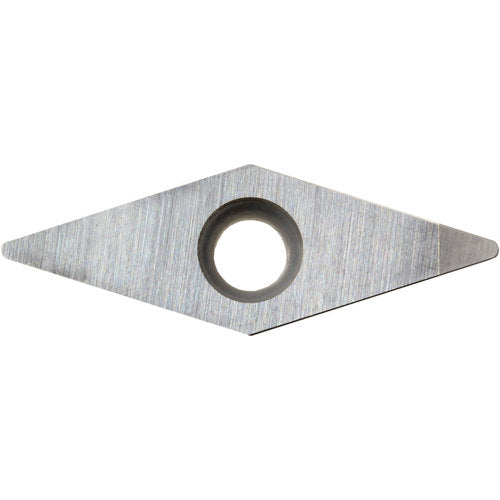 VBGW 222 SET KBN25M, 1/32″ Corner Radius, 1/8″ Thick, 1/4″ Inscribed Circle, MEGACOAT, Diamond, Turning Indexable Insert - Exact Industrial Supply
