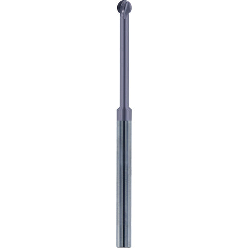 1/8″ Dia. × 1/8″ Shank × 1.357″ DOC × 3 OAL, Carbide nACo, 4 Flute, Ballnose End Mill - Exact Industrial Supply