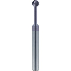 ‎5/16″ Dia. × 5/16″ Shank × 0.728″ DOC × 2-1/2 OAL, Carbide nACo, 4 Flute, Ballnose End Mill - Exact Industrial Supply