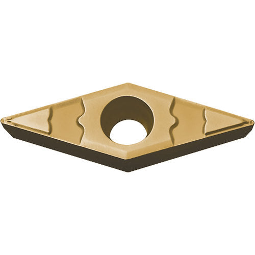 VBMT 221 GP CA5515, 1/64″ Corner Radius, 1/8″ Thick, 1/4″ Inscribed Circle, TiCnulll2O3/TiN, Diamond, Turning Indexable Insert - Exact Industrial Supply