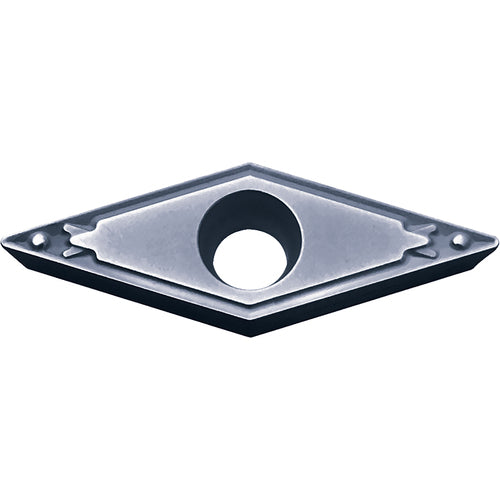 VBMT 331 HQ PV7025, 1/64″ Corner Radius, 3/16″ Thick, 3/8″ Inscribed Circle, TiCN (MEGACOAT), Diamond, Turning Indexable Insert - Exact Industrial Supply