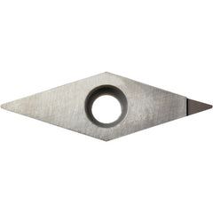 VBMT 331 SE KPD001, 1/64″ Corner Radius, 3/16″ Thick, 3/8″ Inscribed Circle, Diamond, Turning Indexable Insert - Exact Industrial Supply