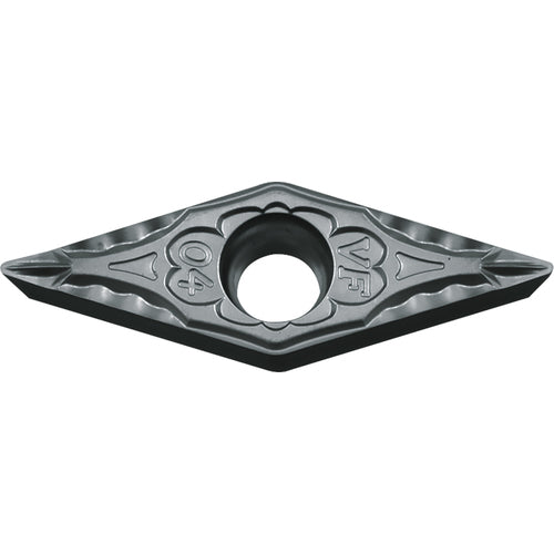 VBMT 333 VF TN610, 3/64″ Corner Radius, 3/16″ Thick, 3/8″ Inscribed Circle, TiCN, Diamond, Turning Indexable Insert - Exact Industrial Supply