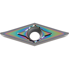 VCGT 331 AH PDL025, 1/64″ Corner Radius, 3/16″ Thick, 3/8″ Inscribed Circle, C, Diamond, Turning Indexable Insert - Exact Industrial Supply