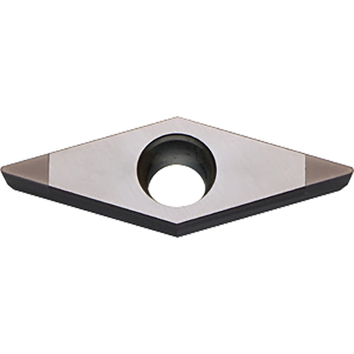 VCGW 15151 ME KBN05M, 1/64″ Corner Radius, 3/32″ Thick, 3/16″ Inscribed Circle, MEGACOAT, Diamond, Turning Indexable Insert - Exact Industrial Supply