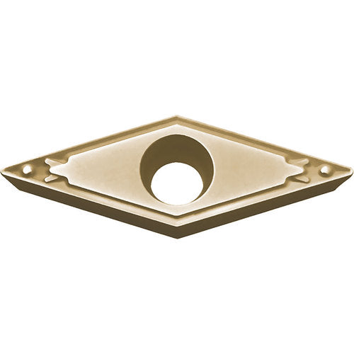 VCMT 332 HQ CA5525, 1/32″ Corner Radius, 3/16″ Thick, 3/8″ Inscribed Circle, TiCnulll2O3/TiN, Diamond, Turning Indexable Insert - Exact Industrial Supply