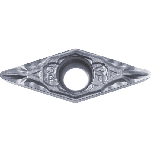 VCMT 151505 VF PV7025, 0.0079″ Corner Radius, 3/32″ Thick, 3/16″ Inscribed Circle, TiCN (MEGACOAT), Diamond, Turning Indexable Insert - Exact Industrial Supply