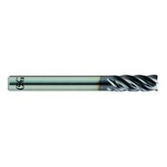 1/4 x 1/4 x 3/8 x 2 5Fl  Square Carbide End Mill - TiALN - USA Tool & Supply