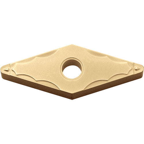 VNMG 332 GP PV720, 1/32″ Corner Radius, 3/16″ Thick, 3/8″ Inscribed Circle, TiCN (MEGACOAT NANO), Diamond, Turning Indexable Insert - Exact Industrial Supply