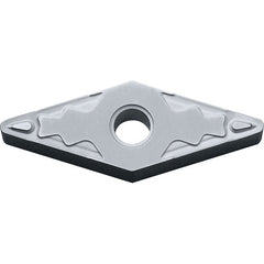 VNMG 331 HQ TN60, 1/64″ Corner Radius, 3/16″ Thick, 3/8″ Inscribed Circle, TiCN/NbC, Diamond, Turning Indexable Insert - Exact Industrial Supply
