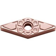 VNMG 332 KH CA320, 1/32″ Corner Radius, 3/16″ Thick, 3/8″ Inscribed Circle, TiCnulll2O3/Ti, Diamond, Turning Indexable Insert - Exact Industrial Supply