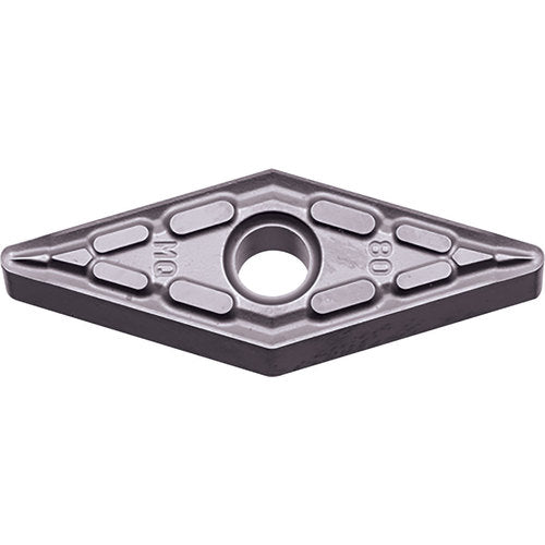 VNMG 332 MQ PR1535, 1/32″ Corner Radius, 3/16″ Thick, 3/8″ Inscribed Circle, MEGACOAT NANO, Diamond, Turning Indexable Insert - Exact Industrial Supply