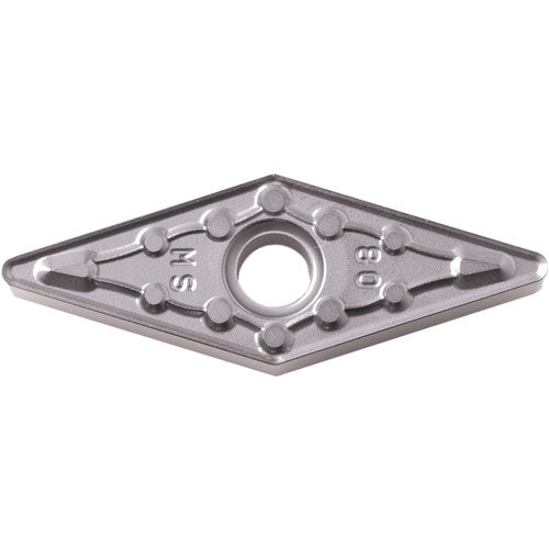VNMG 332 MS PR1310, 1/32″ Corner Radius, 3/16″ Thick, 3/8″ Inscribed Circle, MEGACOAT, Diamond, Turning Indexable Insert - Exact Industrial Supply