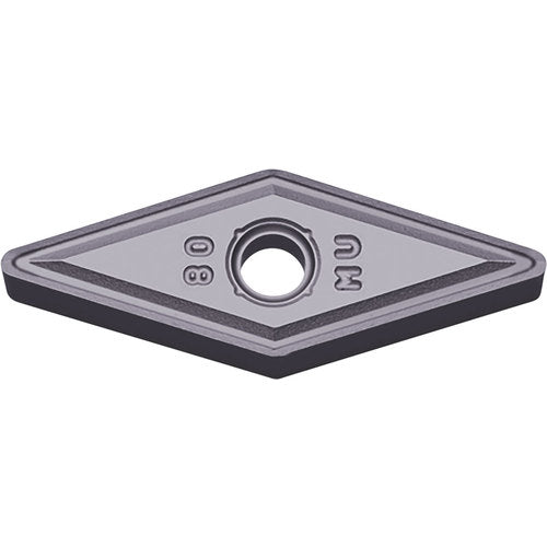 VNMG 332 MU PR1535, 1/32″ Corner Radius, 3/16″ Thick, 3/8″ Inscribed Circle, MEGACOAT NANO, Diamond, Turning Indexable Insert - Exact Industrial Supply