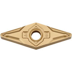 VNMG 3305 PP CA510, 0.0079″ Corner Radius, 3/16″ Thick, 3/8″ Inscribed Circle, TiCnulll2O3/TiN, Diamond, Turning Indexable Insert - Exact Industrial Supply