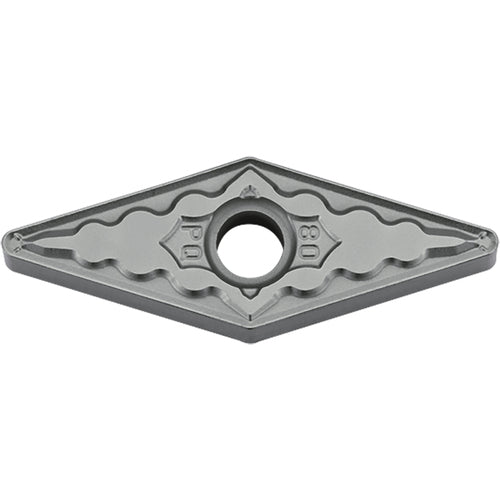 VNMG 332 PQ TN6010, 1/32″ Corner Radius, 3/16″ Thick, 3/8″ Inscribed Circle, TiCN, Diamond, Turning Indexable Insert - Exact Industrial Supply