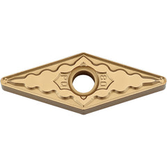 VNMG 332 PQ CA530, 1/32″ Corner Radius, 3/16″ Thick, 3/8″ Inscribed Circle, TiCnulll2O3/TiN, Diamond, Turning Indexable Insert - Exact Industrial Supply