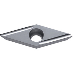 VPET 151505 F-USF TN60, 0.0079″ Corner Radius, 3/32″ Thick, 3/16″ Inscribed Circle, TiCN/NbC, Diamond, Turning Indexable Insert - Exact Industrial Supply