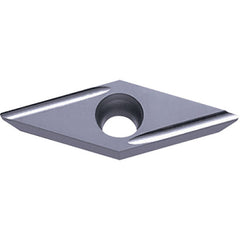 VPET 22013 MF-USF PR1225, 0.002″ Corner Radius, 1/8″ Thick, 1/4″ Inscribed Circle, MEGACOAT, Diamond, Turning Indexable Insert - Exact Industrial Supply