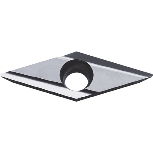 VPET 22013 MF-J PR1225, 0.002″ Corner Radius, 1/8″ Thick, 1/4″ Inscribed Circle, MEGACOAT, Diamond, Turning Indexable Insert - Exact Industrial Supply