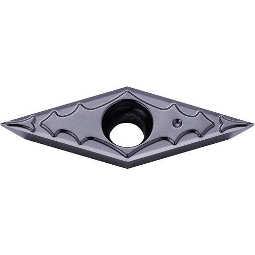 VPGT 2202 MP-CF PR1425, 0.0039″ Corner Radius, 1/8″ Thick, 1/4″ Inscribed Circle, MEGACOAT NANO, Diamond, Turning Indexable Insert - Exact Industrial Supply