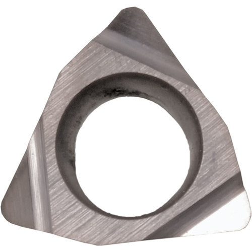 WBGT 151505 F TN60, 0.0079″ Corner Radius, 3/32″ Thick, 3/16″ Inscribed Circle, TiCN/NbC, Trigon, Turning Indexable Insert - Exact Industrial Supply