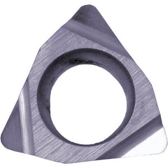 WBGT 15151 F PV7025, 1/64″ Corner Radius, 3/32″ Thick, 3/16″ Inscribed Circle, TiCN (MEGACOAT), Trigon, Turning Indexable Insert - Exact Industrial Supply