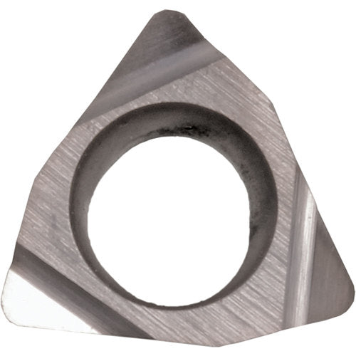 WBGT 15151 F TN60, 1/64″ Corner Radius, 3/32″ Thick, 3/16″ Inscribed Circle, TiCN/NbC, Trigon, Turning Indexable Insert - Exact Industrial Supply