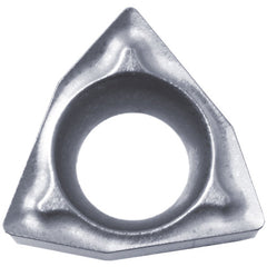 WBMT 151505 DP PV7025, 0.0079″ Corner Radius, 3/32″ Thick, 3/16″ Inscribed Circle, TiCN (MEGACOAT), Trigon, Turning Indexable Insert - Exact Industrial Supply