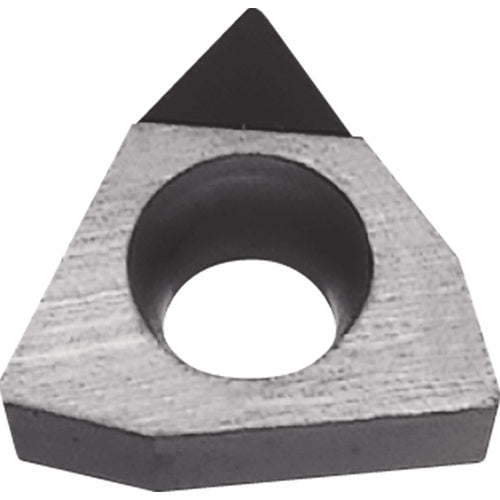 WBMT 12105 KPD001, 0.008″ Corner Radius, 1/16″ Thick, 5/32″ Inscribed Circle, 80 Degree Trigon, Turning Indexable Insert