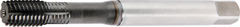 1/4-20 H6 0 Flute HSSCoPM Semi-Bottoming Thread Forming Tap-TiCN - USA Tool & Supply