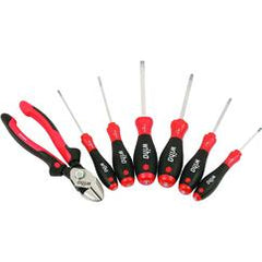 7PC SET PLIERS/SCREWDRIVERS - USA Tool & Supply